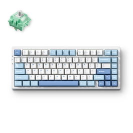 Mchose G75-4A Teclado Mecánico Gaming Inalámbrico RGB 83 Teclas Azul Distribución Polaca