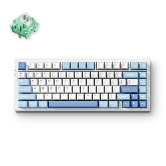 Mchose G75-4A Teclado Mecánico Gaming Inalámbrico RGB 83 Teclas Azul Distribución Polaca Mchose G75-4A Teclado Mecánico Gaming Inalámbrico RGB 83 Teclas Azul Distribución Polaca