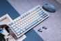 Mchose G75-4A Teclado Mecánico Gaming Inalámbrico RGB 83 Teclas Azul Distribución Polaca