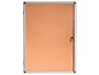 Bi-office Vitrina de Anuncios Interior Fondo Corcho Marco Aluminio Cerradura 720x981 mm