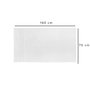 Mijölnir Downtown Toalla de Baño 70x140 cm Blanco Algodón 100% Suave y Absorbente