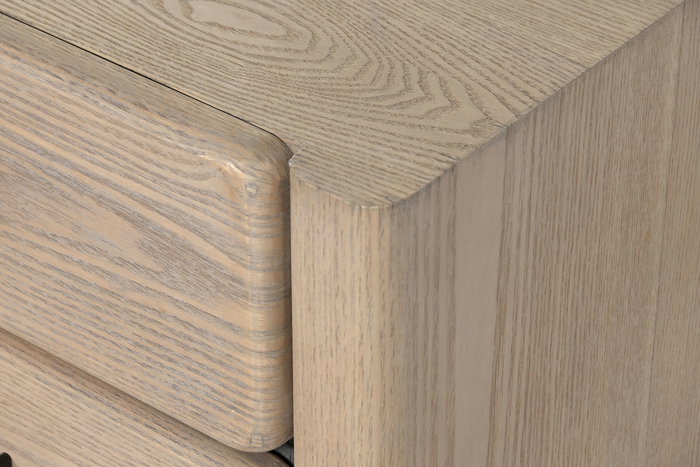 DKD Home Decor Mesita de Noche Sixties Marron Abeto Metal 37 x 60 x 50 cm