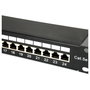 EQUIP Patchpanel 24x RJ45 Cat5e 19 pulg FTP 1U negro