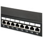 EQUIP Patchpanel 24x RJ45 Cat5e 19 pulg FTP 1U negro