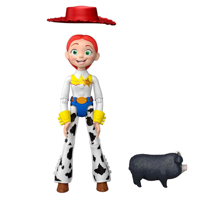 Mattel JMW29 Figura de Acción Deluxe Parlanchina Jessie - Toy Story 5 - Versión en Español para Coleccionistas +4 Años