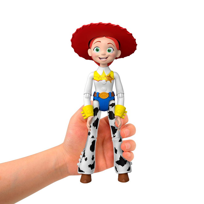 Mattel JMW29 Figura de Acción Deluxe Parlanchina Jessie - Toy Story 5 - Versión en Español para Coleccionistas +4 Años