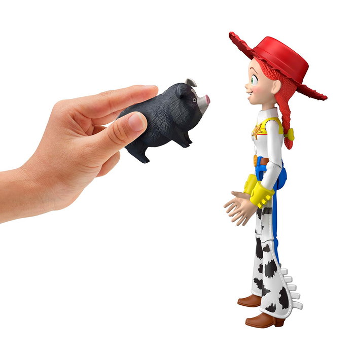Mattel JMW29 Figura de Acción Deluxe Parlanchina Jessie - Toy Story 5 - Versión en Español para Coleccionistas +4 Años