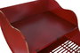 DKD Home Decor Trineo Navidad Tradicional XXL Rojo Dorado 220 x 100 x 110 cm LED Metal