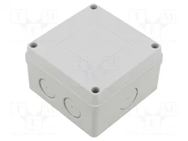 SEZ DK Caja de conexiones gris con prensaestopas