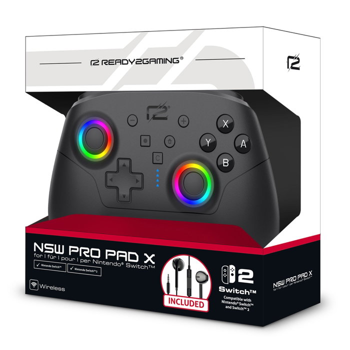 ready2gaming Game Pro X 2 Black para Nintendo Switch 2