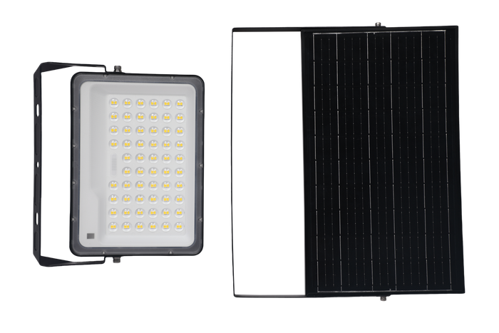 Proyector LED Solar 200W con Tecnología 3CCT y Panel de 5V/15W Proyector LED Solar 200W con Tecnología 3CCT y Panel de 5V/15W