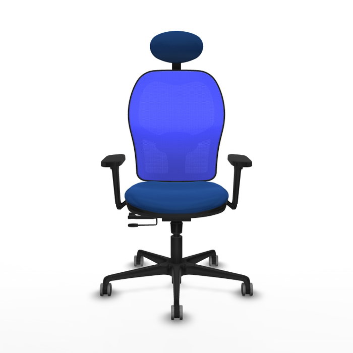 PIQUERAS Y CRESPO Silla de oficina Jorquera Azul con Mecanismo Sincro/Traslack