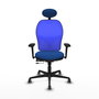 PIQUERAS Y CRESPO Silla de oficina Jorquera Azul con Mecanismo Sincro/Traslack
