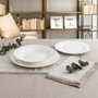 Bidasoa Plato Postre Porcelana Lis 20 cm Blanco