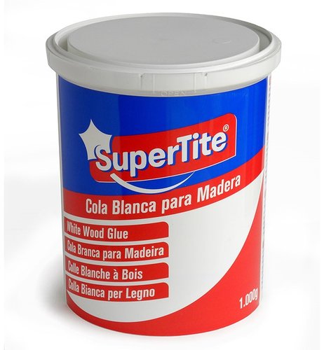 Supertite Cola blanca para maderas y derivados, 1 kg