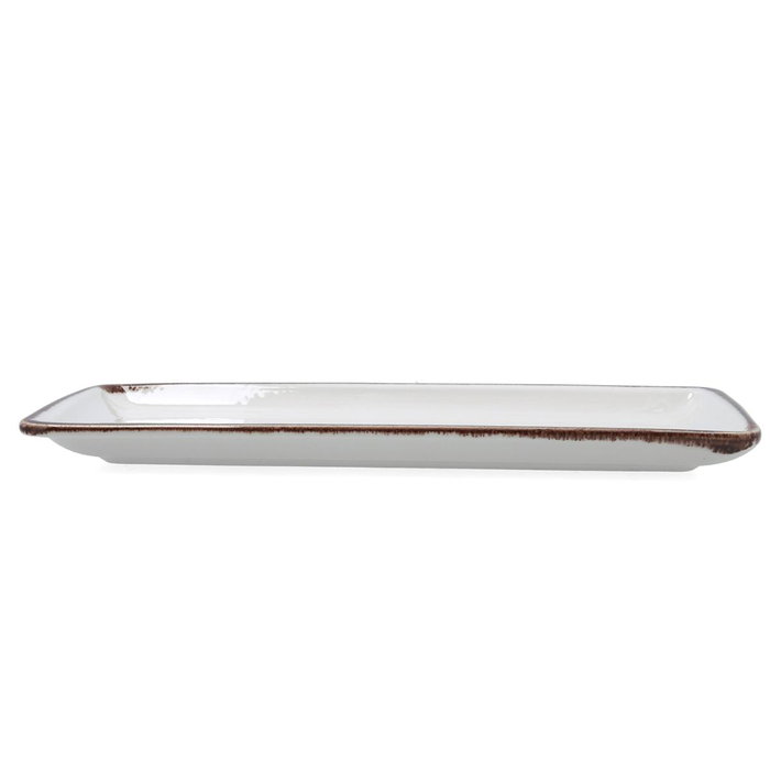 Bandeja Rectangular Porcelana Orion Hydrozero Bidasoa 34x16 cm (6 Unidades)