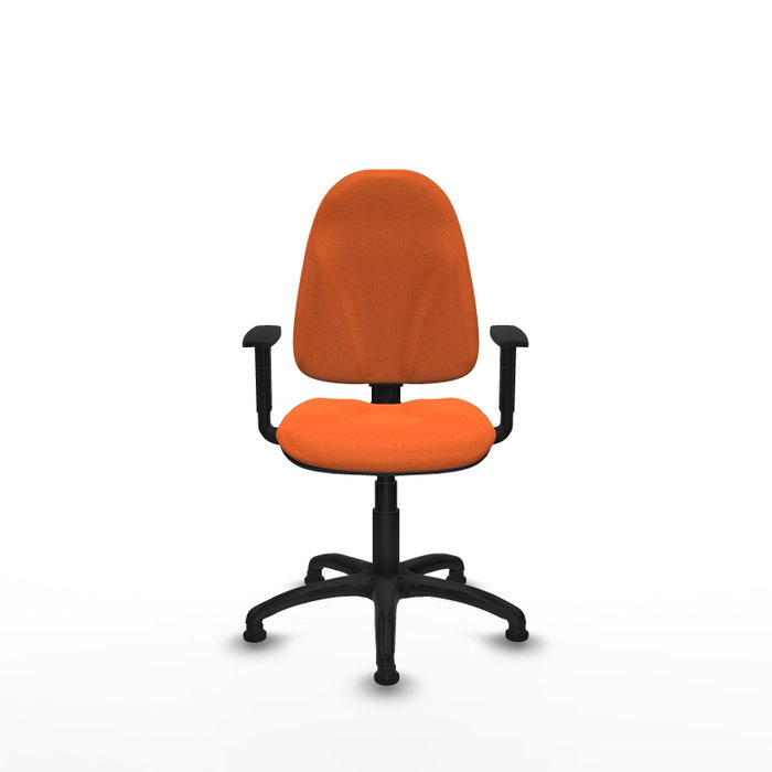 PIQUERAS Y CRESPO Silla de oficina Algarra Naranja con Brazos 1D PIQUERAS Y CRESPO Silla de oficina Algarra Naranja con Brazos 1D