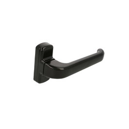 AMIG Manilla Roseta Aluminio Negro para Puertas con Cuadradillo 8 mm