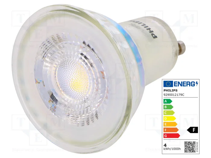 PHILIPS Lámpara LED GU10 Blanco Caliente 3,5W PHILIPS Lámpara LED GU10 Blanco Caliente 3,5W