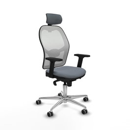PIQUERAS Y CRESPO Silla de oficina Jorquera Gris y Blanco