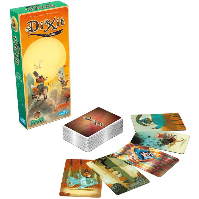 Libellud Dixit Origins Expansión - Juego de Mesa y Cartas con 84 Cartas Nuevas, Ilustraciones de Clement Lefevre, para 3 a 6 Jugadores, Edad 6+, Idioma Spanish/Portuguese