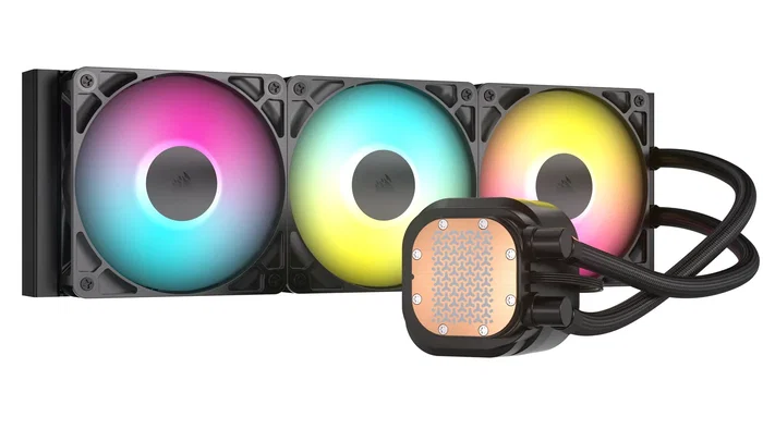 Corsair Nautilus 360 RS ARGB Refrigeración Líquida para CPU, 360mm, 3 Ventiladores, Negro, Compatible con Intel LGA 1700 y AMD AM4/AM5