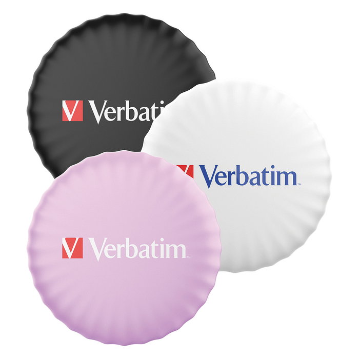 Verbatim My Finder Coin Bluetooth Tracker Negro Rosa Blanco IP66 (3er Pack)