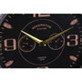 DKD Home Decor Reloj de Pared de Metal con Diseño de Avión Plateado