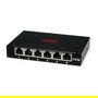 ROLINE Mini Patchpanel Cat.6A (Class EA) 6x RJ45 0,5HE Bloqueo Blindado Negro