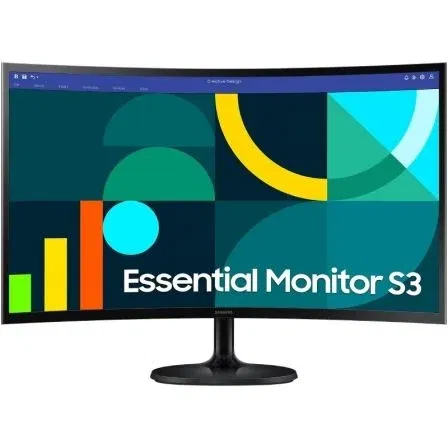 Samsung Essential Monitor S36GD S27D360GAU Monitor Curvo 27" Full HD 100Hz 4ms Negro Samsung Essential Monitor S36GD S27D360GAU Monitor Curvo 27" Full HD 100Hz 4ms Negro