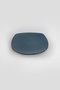 Hermia ST001106FQ08A000000MAYD100 Juego de Platos de Postre de Cerámica Azul Oscuro 22x22x2.3 cm (6 Piezas)