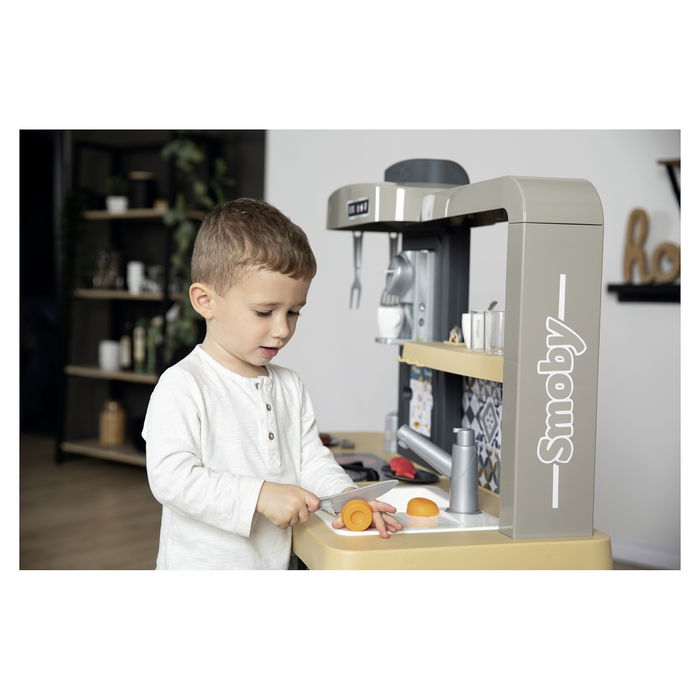Smoby Cocina de juguete Tefal Evo 7600312308 para niños/as 3+ años con encimera y horno, multicolor