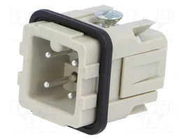 ILME CKM03 Conector HDC Macho CK de 4 Pines
