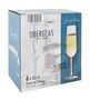 Inde Set 6 Copas de Champagne "Sen" 22 cl (4 x 5 x 22 cm)