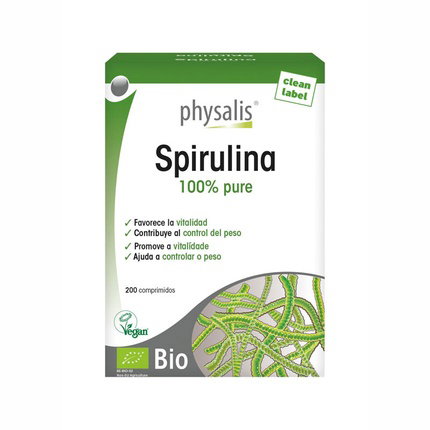PHYSALIS Espirulina Bio 200 comprimidos