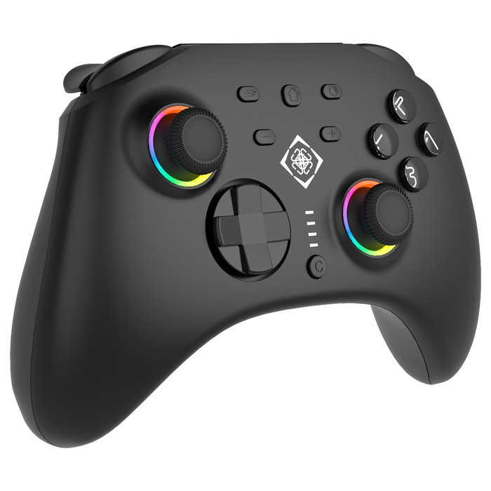 Deltaco Gaming GAM-198 Controller 2 C Taste RGB Wireless Gamepad Nintendo Switch PC Negro
