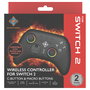Deltaco Gaming GAM-198 Controller 2 C Taste RGB Wireless Gamepad Nintendo Switch PC Negro