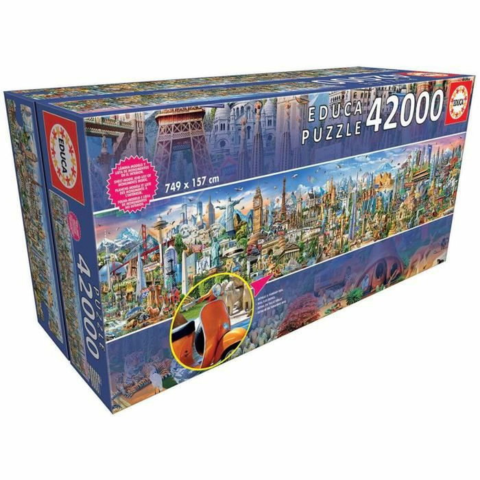 EDUCA Puzzle La Vuelta al Mundo 42000 piezas EDUCA Puzzle La Vuelta al Mundo 42000 piezas