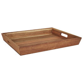 Home Deco Factory Bandeja con Asas Acacia 42x33 cm
