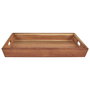 Home Deco Factory Bandeja con Asas Acacia 42x33 cm