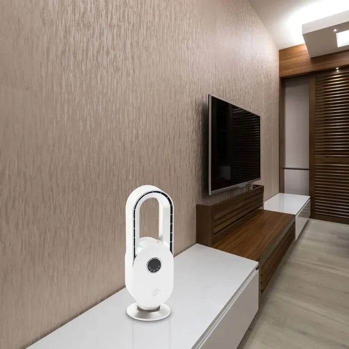 Farelek SILENT-AIR ARCH Ventilador de Mesa sin Aspas 45W Blanco y Plateado Farelek SILENT-AIR ARCH Ventilador de Mesa sin Aspas 45W Blanco y Plateado