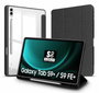 Subblim Funda Clear Shock Case para Samsung Galaxy Tab S9+/S9 FE+ 12,4 pulgadas, Negro y Transparente