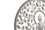 DKD Home Decor Decoracion Colgante Oriental Buda Arbol Blanco Azul 1 x 77 x 33 cm (4 Unidades)