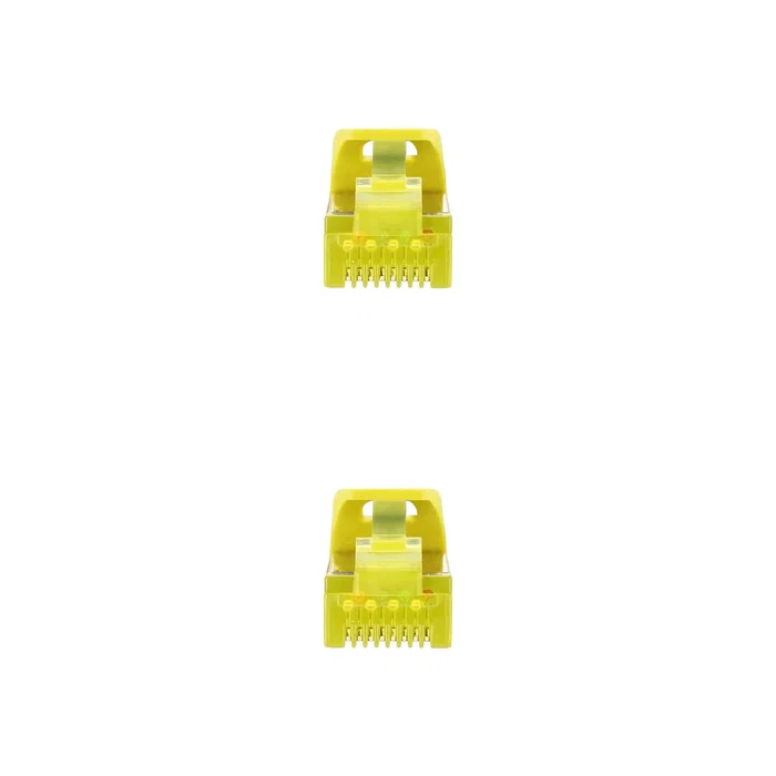 Nanocable Cable de Red RJ45 Cat6a SFTP (S-FTP) 10 GbE 500MHz 0.5m LSZH AWG26 Amarillo - Ref. 10.20.1900-Y