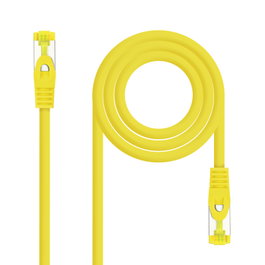 Nanocable Cable de red RJ45 Cat6a SF/UTP 0,5m Amarillo