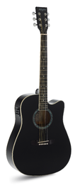 Guitarra Acústica Admira Tennessee Negra Brillo