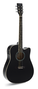 Guitarra Acústica Admira Tennessee Negra Brillo