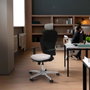 PIQUERAS Y CRESPO Silla de oficina Jorquera Sincro/Traslack Rosa y Azul