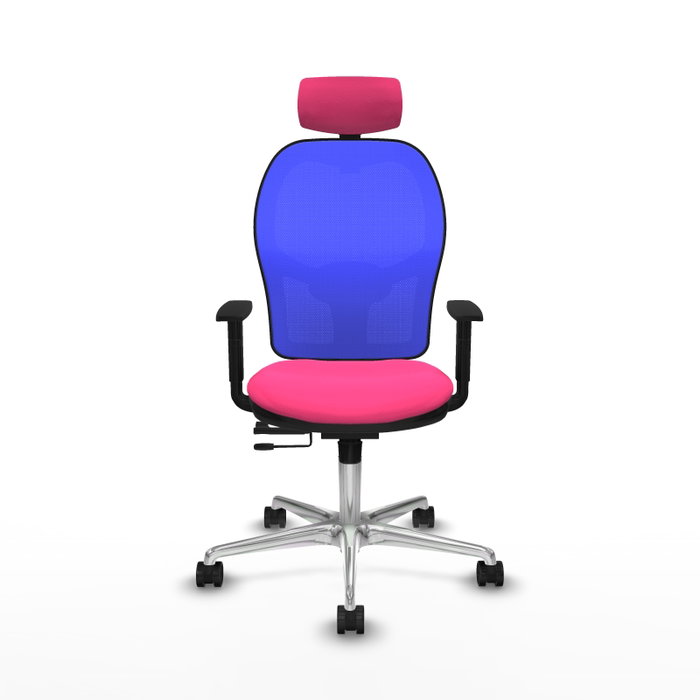 PIQUERAS Y CRESPO Silla de oficina Jorquera Sincro/Traslack Rosa y Azul PIQUERAS Y CRESPO Silla de oficina Jorquera Sincro/Traslack Rosa y Azul