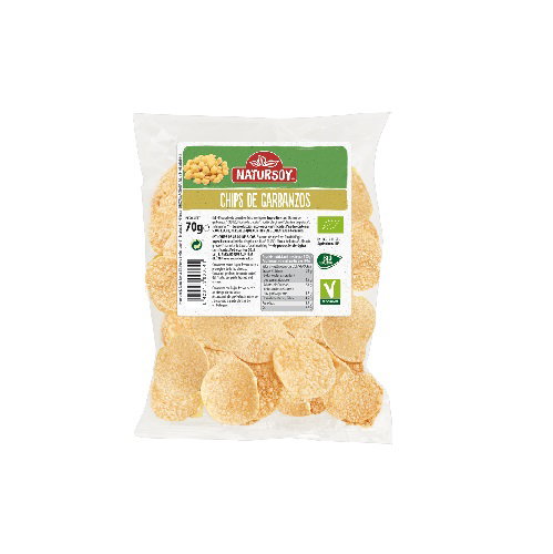 NATURSOY Chips de Garbanzos Bio 70g